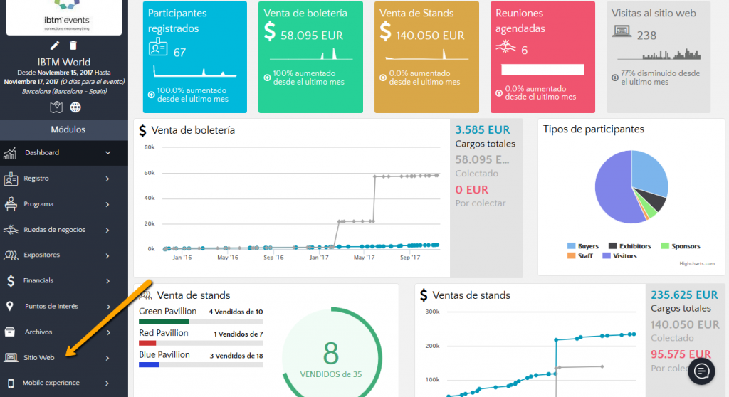 Crear un website atractivo para tu evento en menos de 5 minutos
